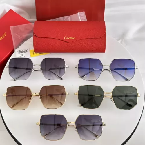 Replica Cartier AAA Quality Sunglassess #1324988 $48.00 USD for Wholesale