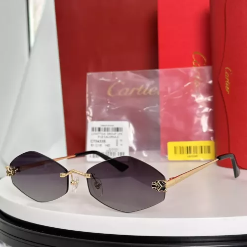 Wholesale Cartier AAA Quality Sunglassess #1325002 $48.00 USD, Wholesale Quality Replica Cartier AAA Quality Sunglassess