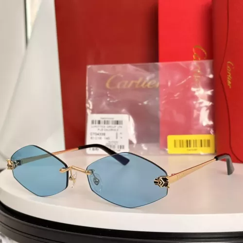 Wholesale Cartier AAA Quality Sunglassess #1325006 $48.00 USD, Wholesale Quality Replica Cartier AAA Quality Sunglassess