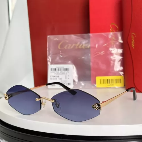 Wholesale Cartier AAA Quality Sunglassess #1325007 $48.00 USD, Wholesale Quality Replica Cartier AAA Quality Sunglassess