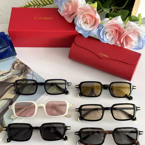 Replica Cartier AAA Quality Sunglassess #1325008 $60.00 USD for Wholesale