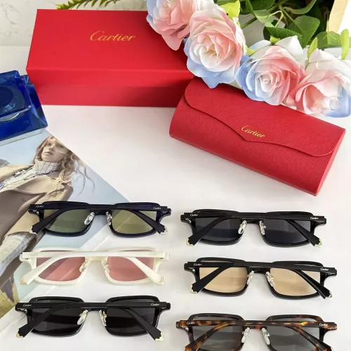 Replica Cartier AAA Quality Sunglassess #1325011 $60.00 USD for Wholesale
