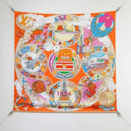 Wholesale Louis Vuitton Silk Squares #1325997 $64.00 USD, Wholesale Quality Replica Louis Vuitton Scarf