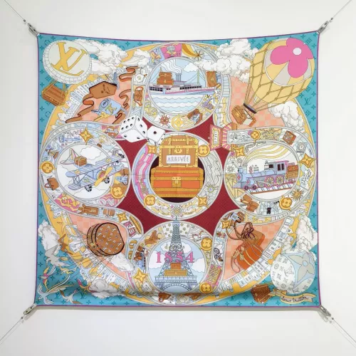 Wholesale Louis Vuitton Silk Squares #1325998 $64.00 USD, Wholesale Quality Replica Louis Vuitton Scarf