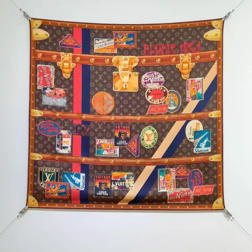 Wholesale Louis Vuitton Silk Squares #1326030 $64.00 USD, Wholesale Quality Replica Louis Vuitton Scarf