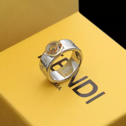 Wholesale Fendi Rings #1326117 $25.00 USD, Wholesale Quality Replica Fendi Rings