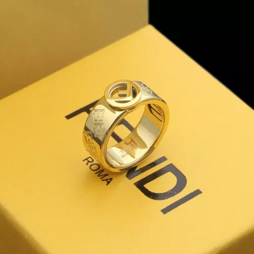 Wholesale Fendi Rings In Gold #1326124 $25.00 USD, Wholesale Quality Replica Fendi Rings