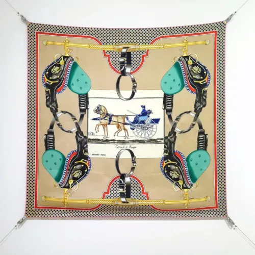Wholesale Hermes Silk Squares #1326166 $64.00 USD, Wholesale Quality Replica Hermes Scarf