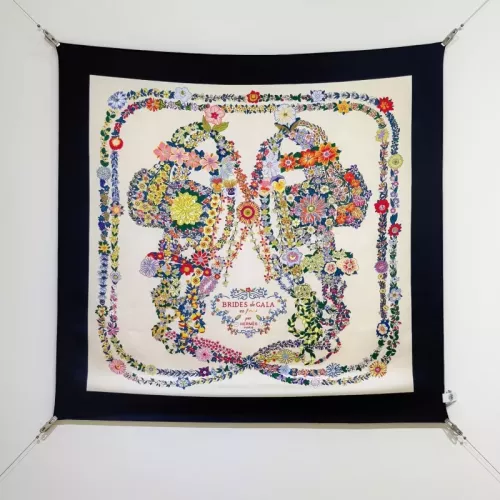 Wholesale Hermes Silk Squares #1326172 $64.00 USD, Wholesale Quality Replica Hermes Scarf