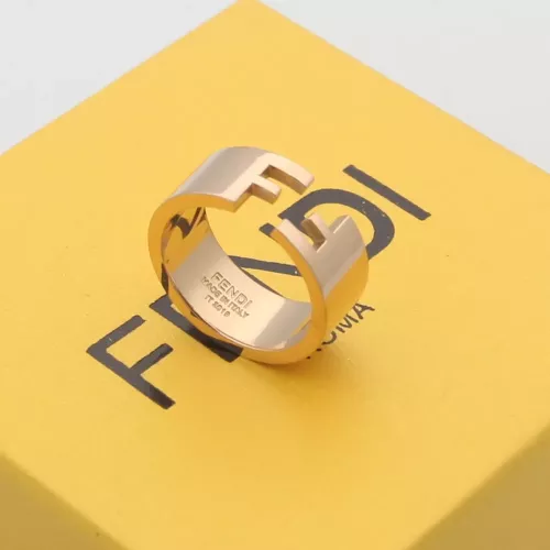 Wholesale Fendi Rings In Rose Gold #1326227 $23.00 USD, Wholesale Quality Replica Fendi Rings