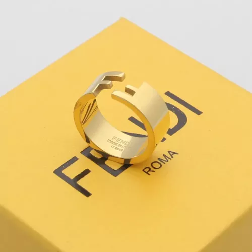 Wholesale Fendi Rings In Gold #1326228 $23.00 USD, Wholesale Quality Replica Fendi Rings