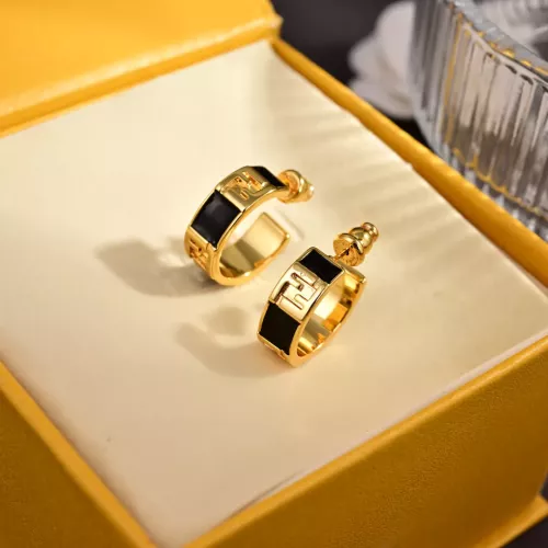 Wholesale Fendi Earrings For Women #1326346 $27.00 USD, Wholesale Quality Replica Fendi Earrings
