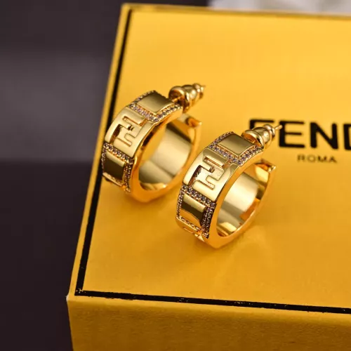 Wholesale Fendi Earrings For Women #1326347 $32.00 USD, Wholesale Quality Replica Fendi Earrings