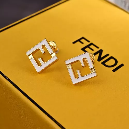 Wholesale Fendi Earrings For Women #1326349 $27.00 USD, Wholesale Quality Replica Fendi Earrings