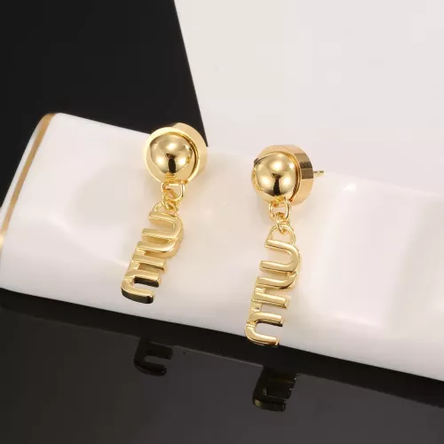 Wholesale MIU MIU Earrings For Women #1326380 $25.00 USD, Wholesale Quality Replica MIU MIU Earrings