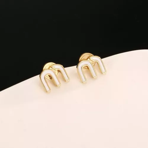 Wholesale MIU MIU Earrings For Women #1326389 $25.00 USD, Wholesale Quality Replica MIU MIU Earrings