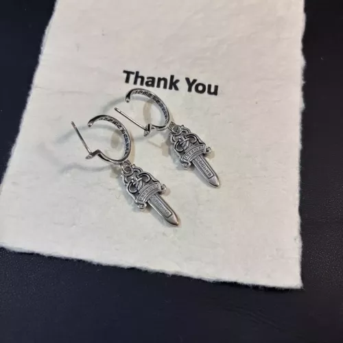 Wholesale Chrome Hearts Earrings #1326816 $32.00 USD, Wholesale Quality Replica Chrome Hearts Earrings