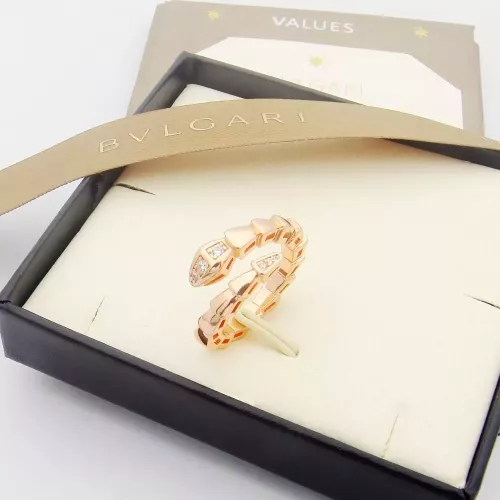Wholesale Bvlgari Rings In Rose Gold #1326955 $25.00 USD, Wholesale Quality Replica Bvlgari Rings