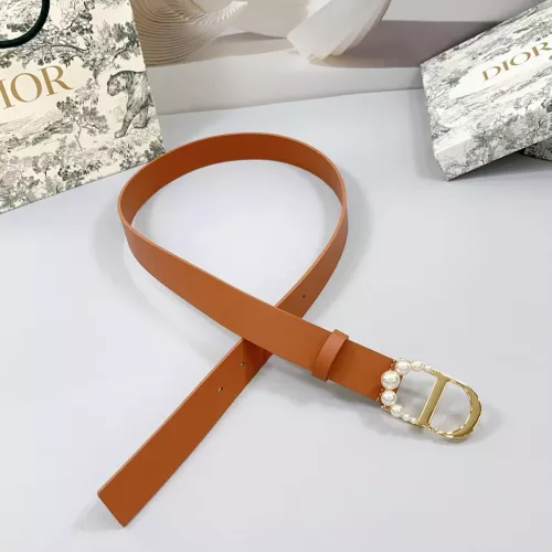 Wholesale Christian Dior AAA Quality Belts In 3.0cm For Women #1327202 $60.00 USD, Wholesale Quality Replica Christian Dior AAA Quality Belts