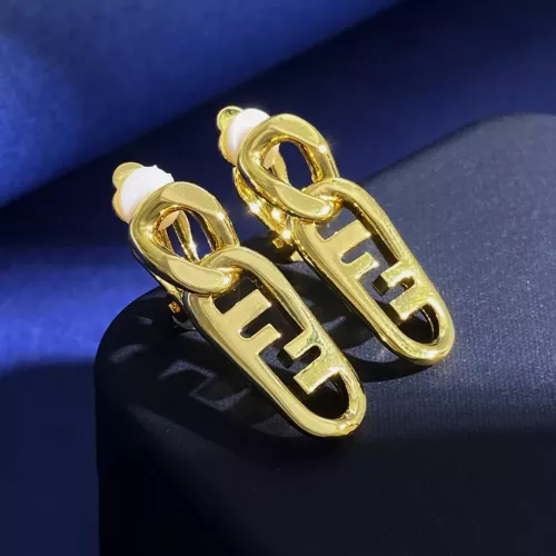 Wholesale Fendi Earrings For Women #1327273 $29.00 USD, Wholesale Quality Replica Fendi Earrings