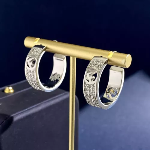 Wholesale Fendi Earrings For Women #1327277 $32.00 USD, Wholesale Quality Replica Fendi Earrings