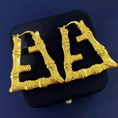 Wholesale Fendi Earrings For Women #1327282 $32.00 USD, Wholesale Quality Replica Fendi Earrings