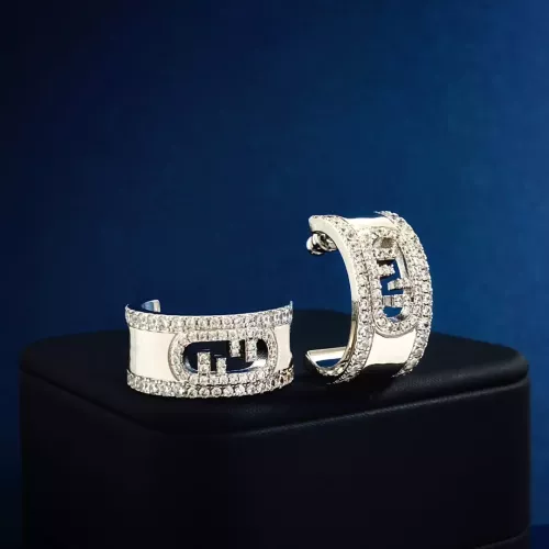Wholesale Fendi Earrings For Women #1327286 $34.00 USD, Wholesale Quality Replica Fendi Earrings