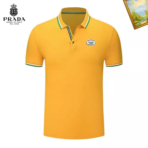 Wholesale Prada T-Shirts Short Sleeved For Men #1327712 $29.00 USD, Wholesale Quality Replica Prada T-Shirts