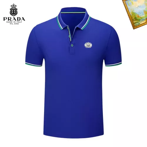 Wholesale Prada T-Shirts Short Sleeved For Men #1327715 $29.00 USD, Wholesale Quality Replica Prada T-Shirts