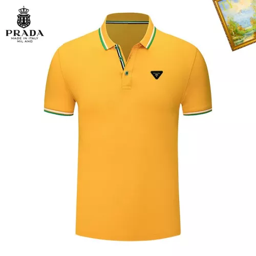 Wholesale Prada T-Shirts Short Sleeved For Men #1327758 $29.00 USD, Wholesale Quality Replica Prada T-Shirts
