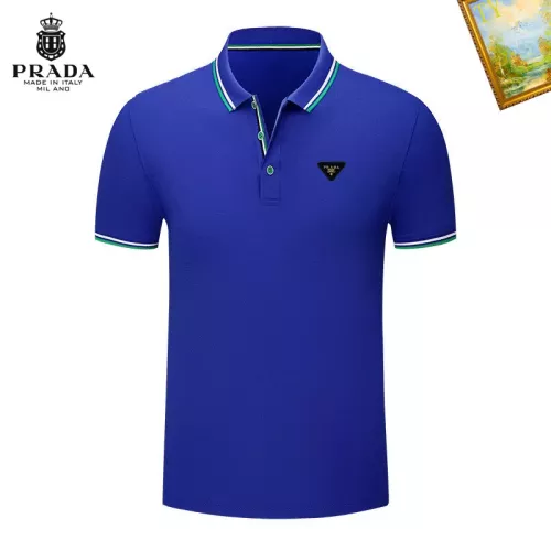 Wholesale Prada T-Shirts Short Sleeved For Men #1327760 $29.00 USD, Wholesale Quality Replica Prada T-Shirts