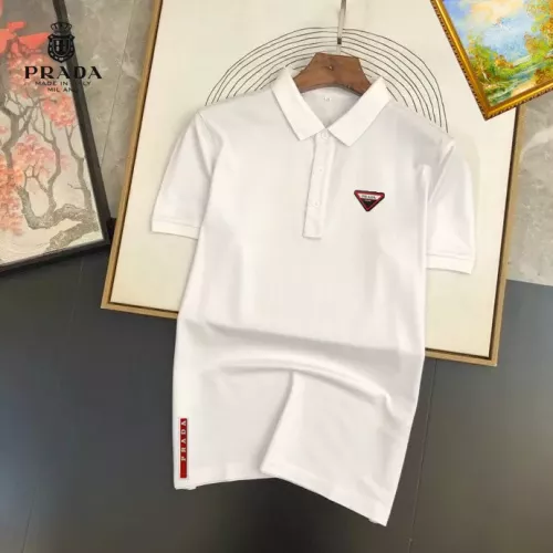 Wholesale Prada T-Shirts Short Sleeved For Men #1327802 $29.00 USD, Wholesale Quality Replica Prada T-Shirts