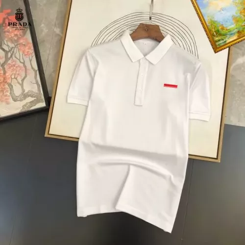 Wholesale Prada T-Shirts Short Sleeved For Men #1327811 $29.00 USD, Wholesale Quality Replica Prada T-Shirts