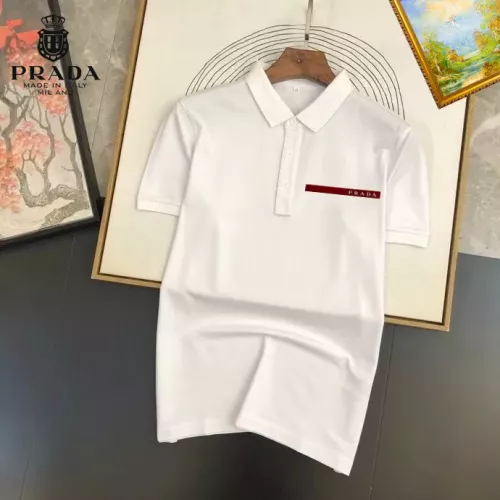 Wholesale Prada T-Shirts Short Sleeved For Men #1327833 $29.00 USD, Wholesale Quality Replica Prada T-Shirts