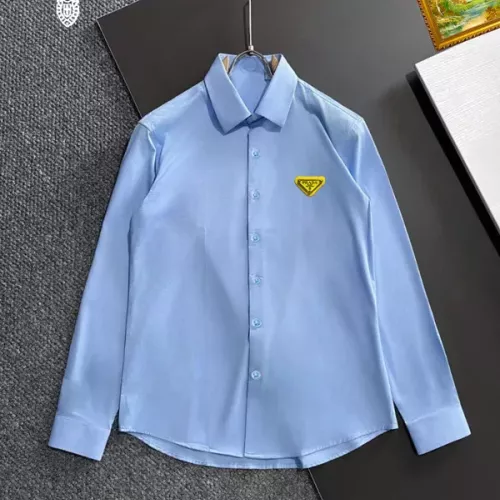 Wholesale Prada Shirts Long Sleeved For Unisex #1327884 $40.00 USD, Wholesale Quality Replica Prada Shirts