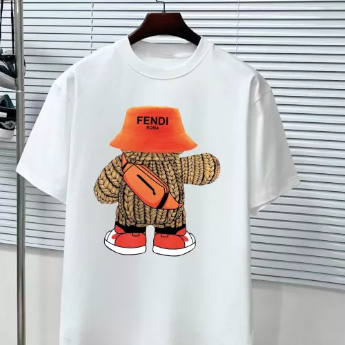 Wholesale Fendi T-Shirts Short Sleeved For Unisex #1327974 $34.00 USD, Wholesale Quality Replica Fendi T-Shirts