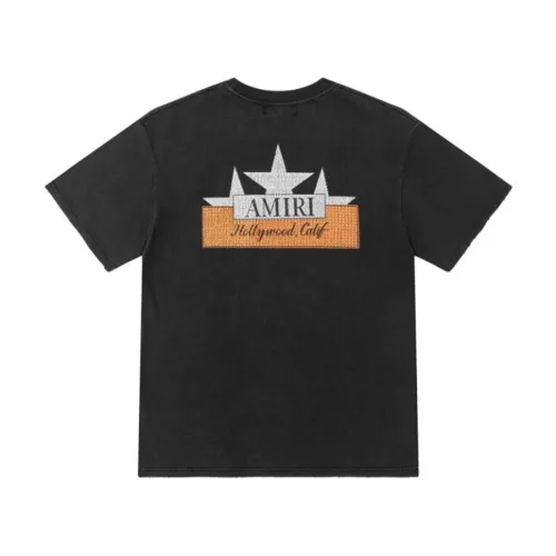 Wholesale Amiri T-Shirts Short Sleeved For Unisex #1328364 $42.00 USD, Wholesale Quality Replica Amiri T-Shirts