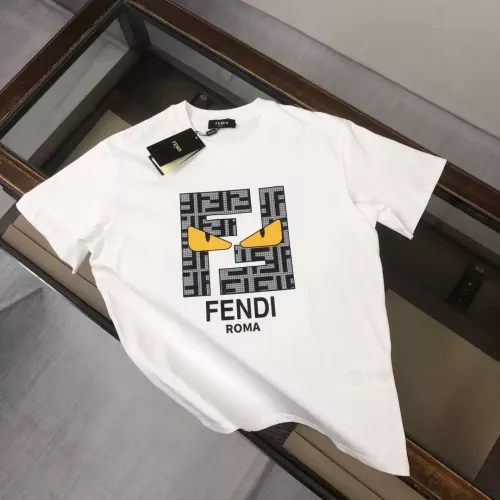 Wholesale Fendi T-Shirts Short Sleeved For Men #1328523 $42.00 USD, Wholesale Quality Replica Fendi T-Shirts