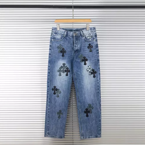 Wholesale Chrome Hearts Jeans For Men #1328546 $72.00 USD, Wholesale Quality Replica Chrome Hearts Jeans
