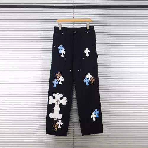 Wholesale Chrome Hearts Jeans For Men #1328548 $72.00 USD, Wholesale Quality Replica Chrome Hearts Jeans