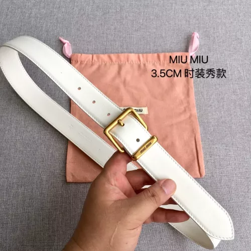 Wholesale MIU MIU AAA Quality Belts In 3.5cm For Women #1328607 $52.00 USD, Wholesale Quality Replica MIU MIU AAA Quality Belts