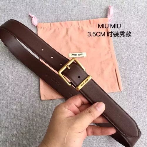 Wholesale MIU MIU AAA Quality Belts In 3.5cm For Women #1328614 $52.00 USD, Wholesale Quality Replica MIU MIU AAA Quality Belts