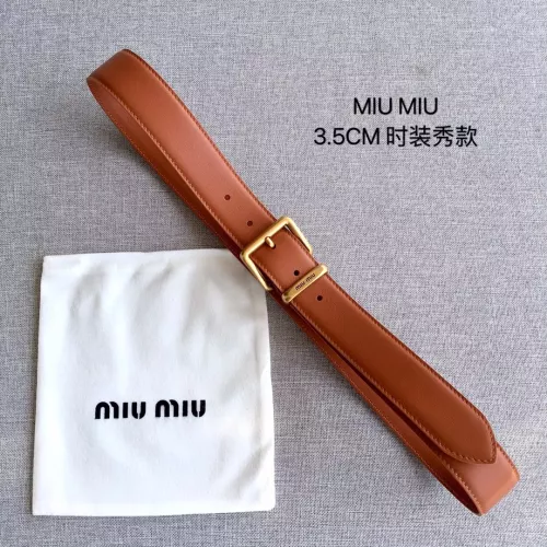 Wholesale MIU MIU AAA Quality Belts In 3.5cm For Women #1328616 $52.00 USD, Wholesale Quality Replica MIU MIU AAA Quality Belts