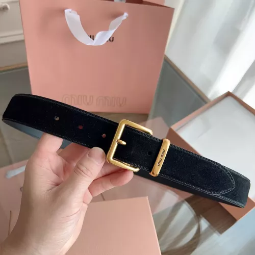 Wholesale MIU MIU AAA Quality Belts In 3.5cm For Women #1328620 $60.00 USD, Wholesale Quality Replica MIU MIU AAA Quality Belts