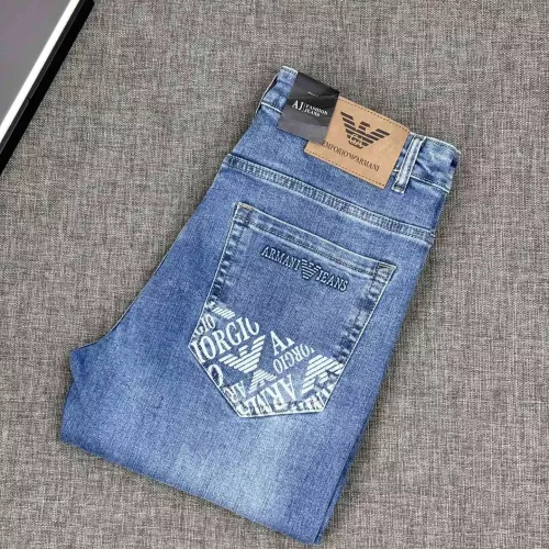 Wholesale Armani Jeans For Men #1329073 $96.00 USD, Wholesale Quality Replica Armani Jeans