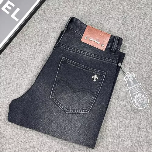 Wholesale Chrome Hearts Jeans For Men #1329131 $100.00 USD, Wholesale Quality Replica Chrome Hearts Jeans