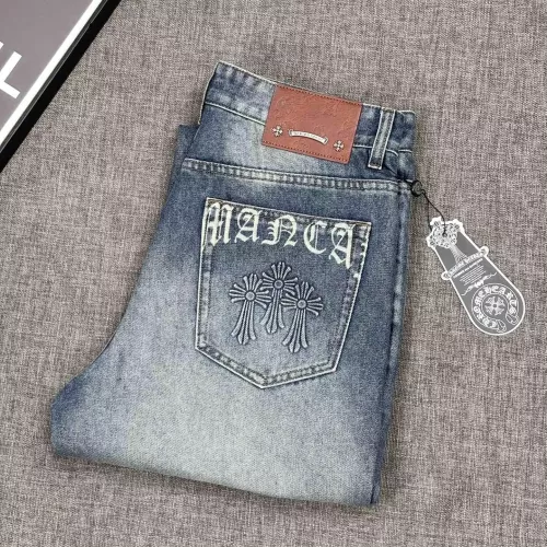 Wholesale Chrome Hearts Jeans For Men #1329132 $100.00 USD, Wholesale Quality Replica Chrome Hearts Jeans