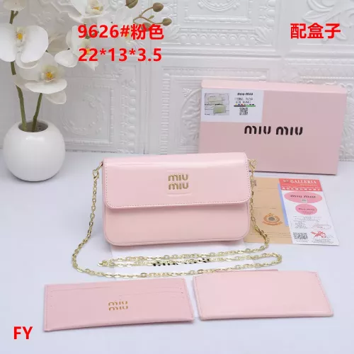 Wholesale MIU MIU Messenger Bags For Women #1329472 $27.00 USD, Wholesale Quality Replica MIU MIU Messenger Bags