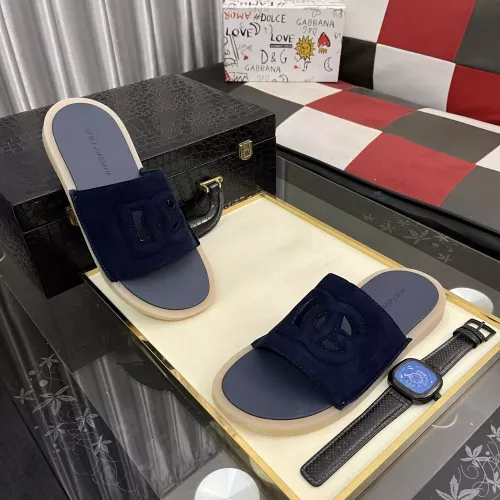 Wholesale Dolce &amp; Gabbana D&amp;G Slippers For Men #1329531 $52.00 USD, Wholesale Quality Replica Dolce &amp; Gabbana D&amp;G Slippers