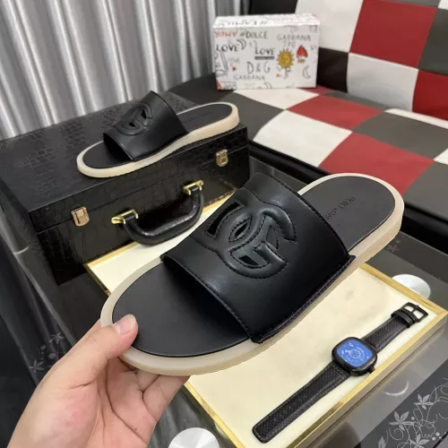 Wholesale Dolce &amp; Gabbana D&amp;G Slippers For Men #1329536 $52.00 USD, Wholesale Quality Replica Dolce &amp; Gabbana D&amp;G Slippers